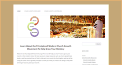 Desktop Screenshot of churchgrowthmovement.org